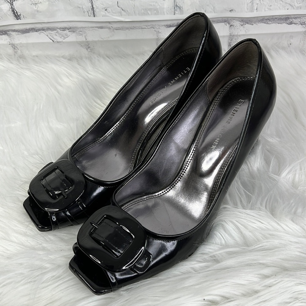 Etienne Aigner Peep Toe Heels